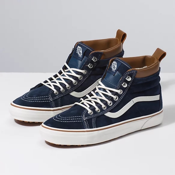 vans sk8 hi mte dress blue